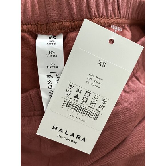 Halara Marshmallogy High Waisted Side Pocket Split Fleece Casual Flare Pants NEW - Picture 2 of 5